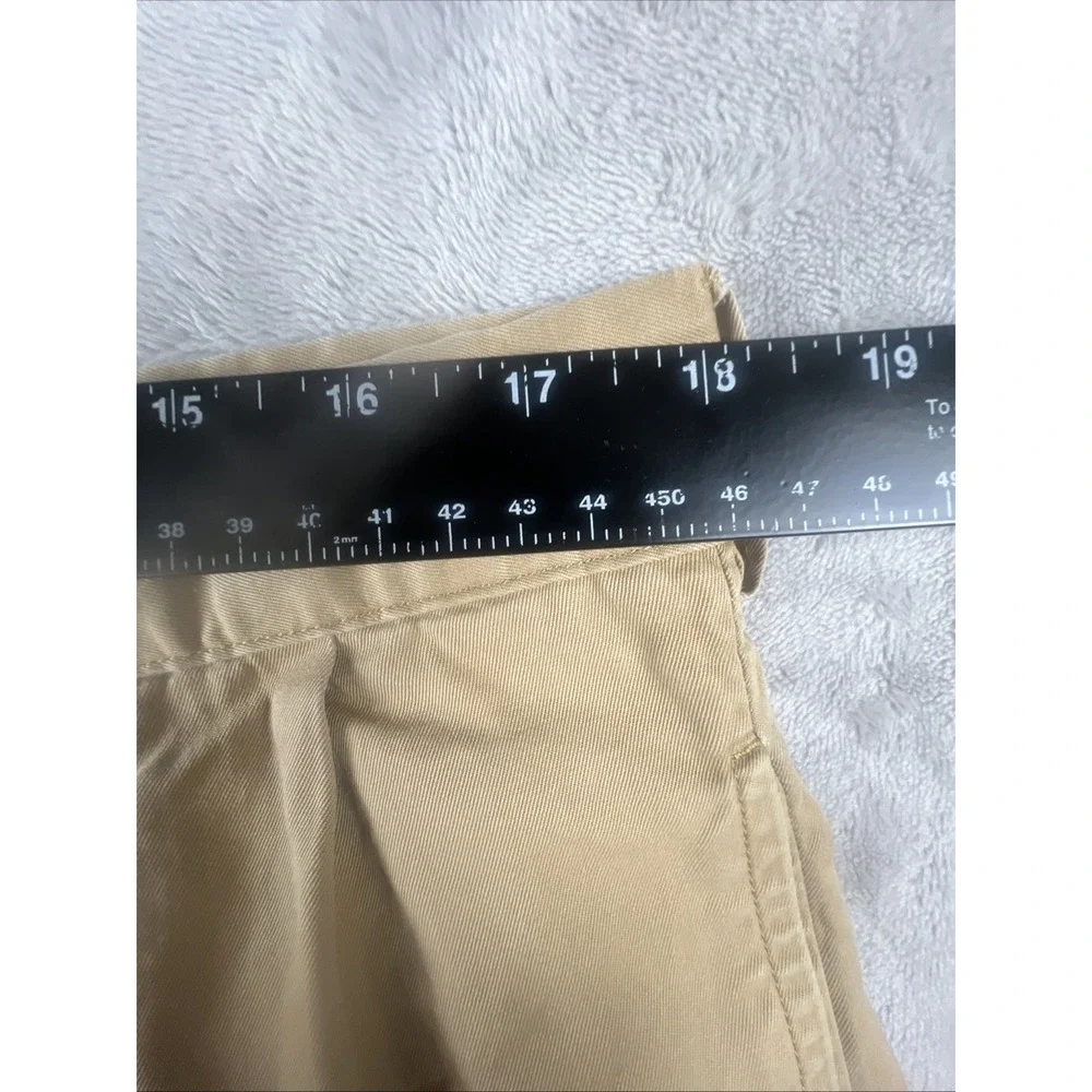 Vintage Polo Ralph Lauren Pants Mens 35/30 Khaki Andrew Tan Double Pleated Chino